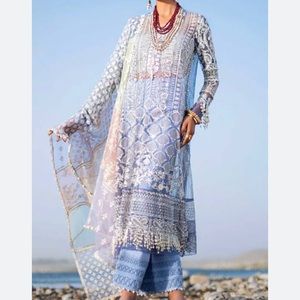 Pakistani brand new luxury Sana Safinaz net dress size medium to large